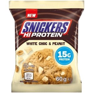 Mars Protein Snickers HiProtein Cookie 60 g - bílá čokoláda/arašídy
