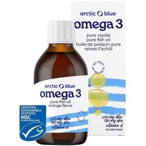 ARCTIC BLUE® Omega 3 (450mg DHA, 380mg EPA & Vitamin D 400IU) - 150 ml