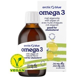 ARCTIC BLUE® Vegan Omega 3-6-9 Algae (Konopný olej + olej z mořské řasy + vitamín D 400IU) - 150ml