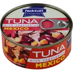 Nekton Tuňák kousky se zeleninou 170 g - Mexico