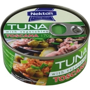 Nekton Tuňák kousky se zeleninou 170 g - Toscana