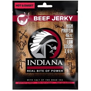 Indiana Jerky sušené maso 25g -  Hovězí Hot & Sweet