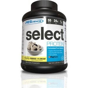 PEScience Select Protein 1710g US verze - cookies & cream + PEScience gym towel ručník ZDARMA