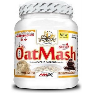 Amix Nutrition Amix Oat Mash 600 g - jahoda/jogurt